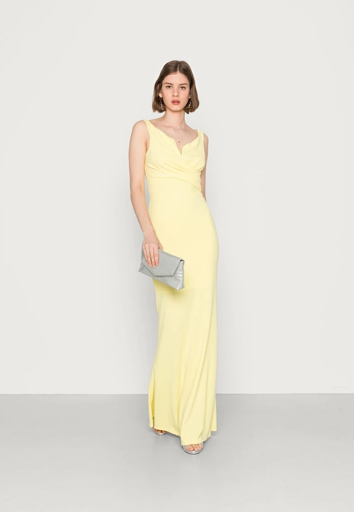KIA OFF THE SHOULDER MAXI DRESS - Occasion wear - baby yellow WAL G. KIA OFF THE SHOULDER MAXI DRESS - Occasion Wear - Baby Yellow -WAL G. Sales Store f3f8e4bf6bb047fb94ac7296e5338999