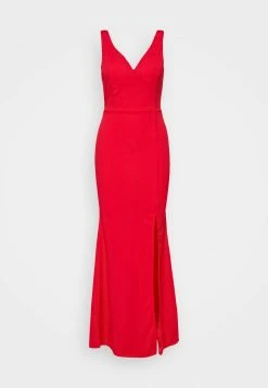 WAL G. ROSIE CUT OUT - Maxi Dress - Red -WAL G. Sales Store f4153ca3a1154dd097682ff42a0b6b5f