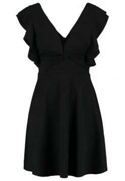 WAL G. LUCIA RUFFLE SLEEVE SKATER DRESS - Jersey Dress - Black 4 WAL G. LUCIA RUFFLE SLEEVE SKATER DRESS - Jersey Dress - Black -WAL G. Sales Store f498431274de44dd9f81d2cacf43880a