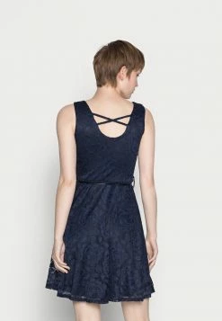 WAL G. LIMMY SKATER DRESS - Cocktail Dress / Party Dress - Navy Blue -WAL G. Sales Store f4c839828242413ca253dab656b2b50f