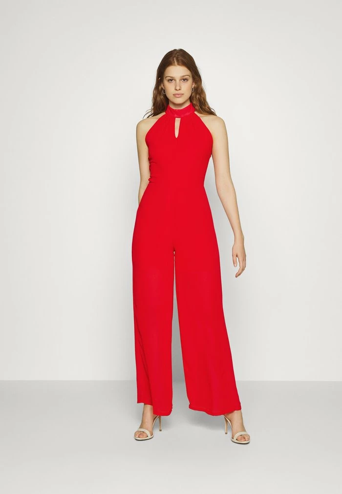 FIONA CUT OUT NECK - Jumpsuit - red WAL G. FIONA CUT OUT NECK - Jumpsuit - Red -WAL G. Sales Store f8e2388d4f1b4d62992b0994bad5f4ff