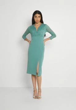 WAL G. GAYLE MIDI DRESS - Jersey Dress - Sage Green