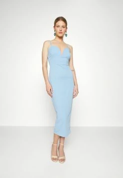 WAL G. DIAMOND STRAPPY MIDI DRESS - Cocktail Dress / Party Dress - Baby Blue 3 WAL G. DIAMOND STRAPPY MIDI DRESS - Cocktail Dress / Party Dress - Baby Blue -WAL G. Sales Store fce1453d414340b3bce9fb91c2be2de9
