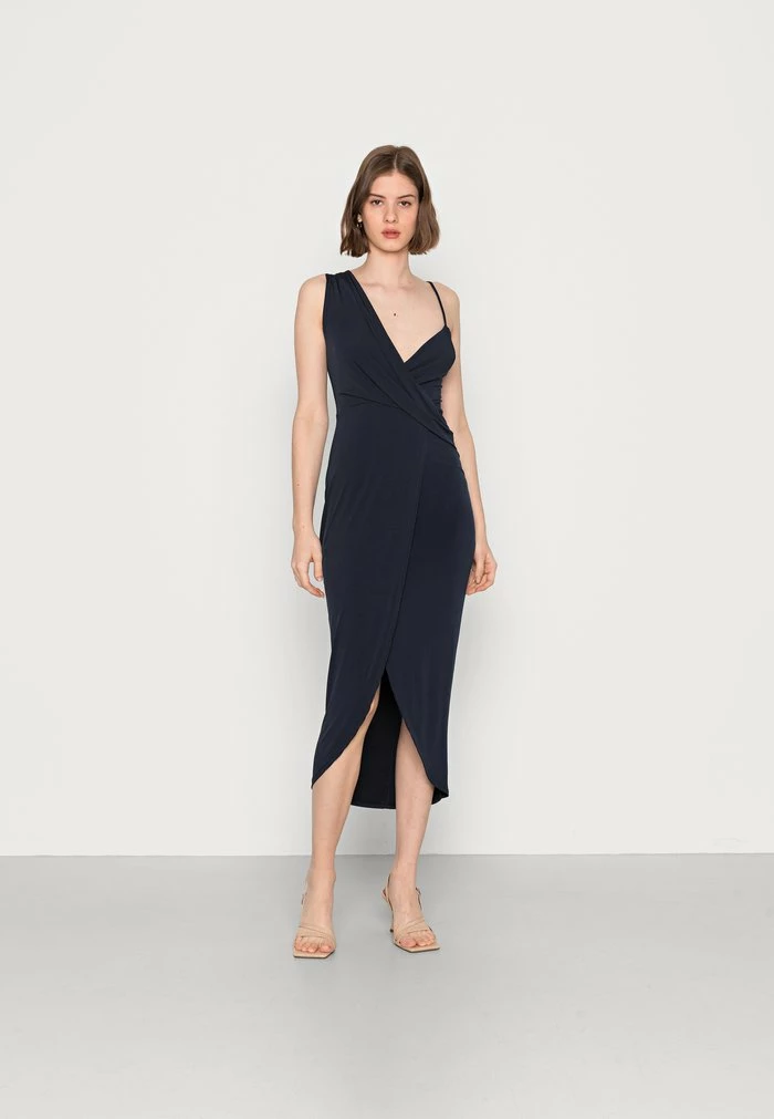 LUNA ONE SLEEVE MIDI DRESS - Cocktail dress / Party dress - navy WAL G. LUNA ONE SLEEVE MIDI DRESS - Cocktail Dress / Party Dress - Navy -WAL G. Sales Store fdc71cc1cc6040e0a58d331712eb9f40
