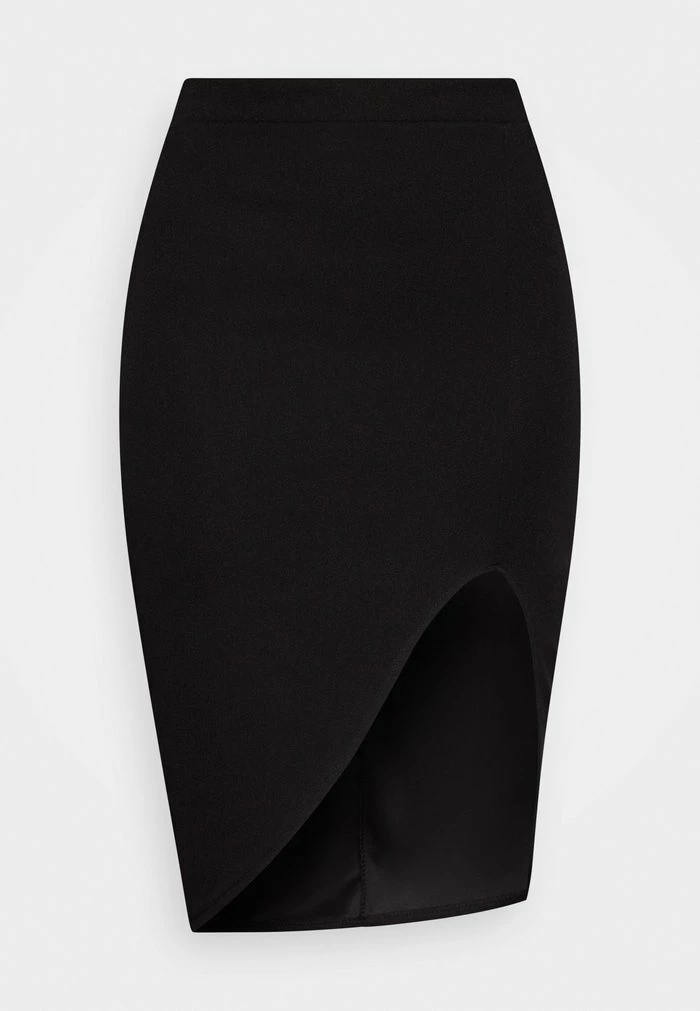 KIRSTY SLIT SKIRT - Pencil skirt - black WAL G. KIRSTY SLIT SKIRT - Pencil Skirt - Black -WAL G. Sales Store ffbb3ef64ba74ae1916a051f32b7f30f