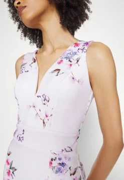 WAL G. WGXZL WEDDING - ALMA V NECK MIDI DRESS - Cocktail Dress / Party Dress - Pink -WAL G. Sales Store ffd6b71387384baab79da52f83e7734d